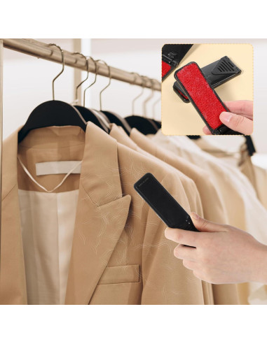 4 Cepillos Quitapelusas Plegables YQQYG Portátiles Reutilizables