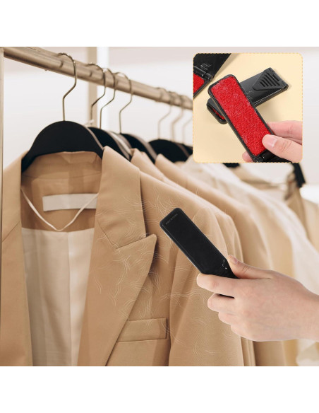 4 Cepillos Quitapelusas Plegables YQQYG Portátiles Reutilizables