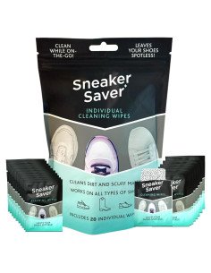 20 Toallitas de Limpieza Rápida ALAZCO para Zapatos - Viaje TSA