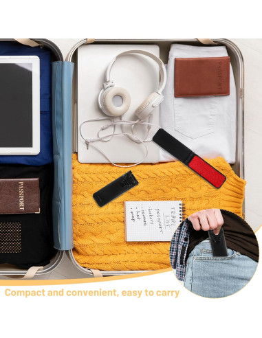 4 Cepillos Quitapelusas Plegables YQQYG Portátiles Reutilizables