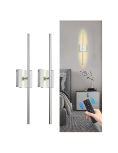 Aplique de Pared LED Inalámbrico CASGAL con Control Remoto 3000K-6500K