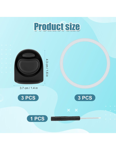 3 Tapones de Silicona y Anillos de Sello BOXOB para Owala FreeSip
