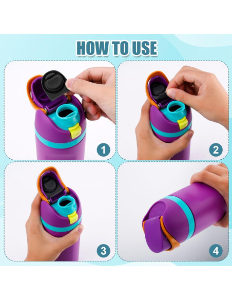 3 Tapones de Silicona y Anillos de Sello BOXOB para Owala FreeSip