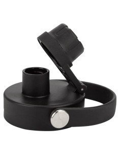 Tapa de Boca Ancha WishDirect con Mango Flexible - Negro