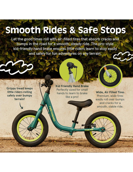 Bicicleta de Equilibrio Retrospec Cub Plus para Niños 18 Meses a 4 Años