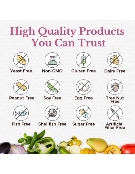 Probioticos Vitalitown para Mujeres 120 Mil Millones CFUs 30 Capsulas Probioticos Vitalitown para Mujeres 120 Mil Millones CFUs 30 Capsulas