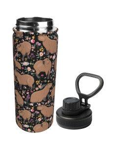 Taza de Capibara Yossyaog 1L Acero Inoxidable Aislada 2