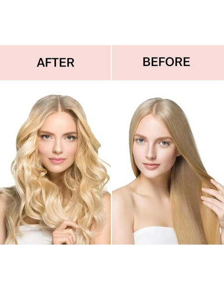 Rizador de Cabello Sin Calor Ariuvor 6PCS Beige - Rulos Suaves