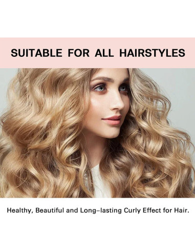 Rizador de Cabello Sin Calor Ariuvor 6PCS Beige - Rulos Suaves