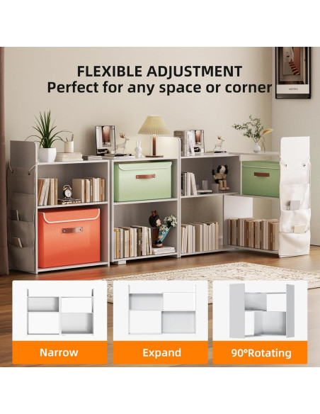 Estantería Modular de Madera Pioncrey 81 cm con Gabinetes