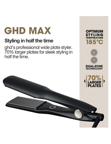 Plancha de Pelo GHD Max Styler 2" Cerámica Ancha 0.75kg