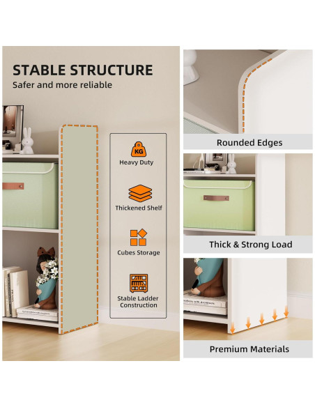 Estantería Modular de Madera Pioncrey 81 cm con Gabinetes