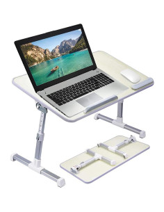 Mesa de bandeja ajustable Amazon Basics para laptop 60x33cm 2