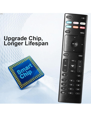 Control Remoto Universal XRT136 Uyibii para Televisores Vizio