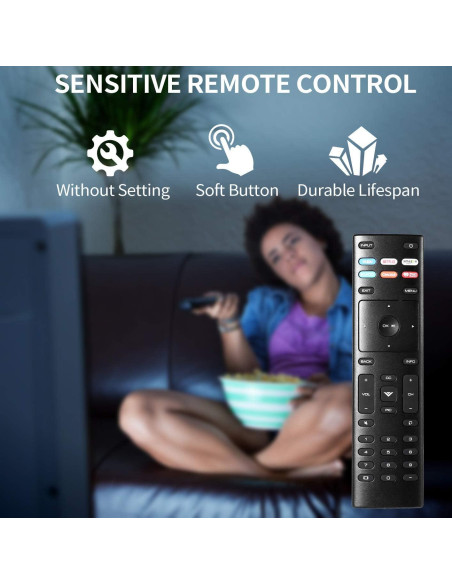 Control Remoto Universal XRT136 Uyibii para Televisores Vizio