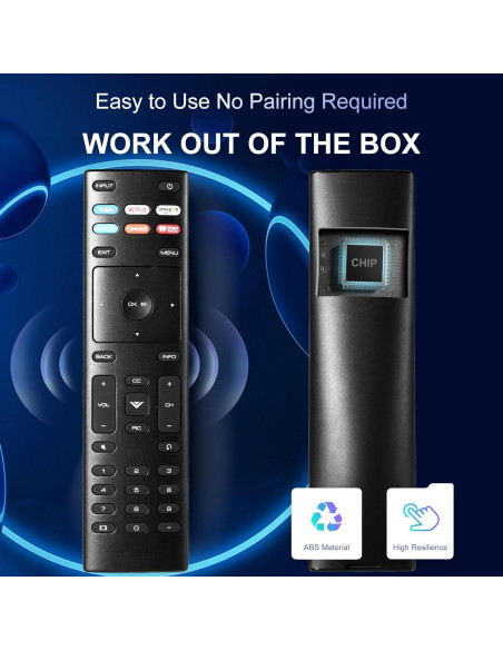 Control Remoto Universal XRT136 Uyibii para Televisores Vizio