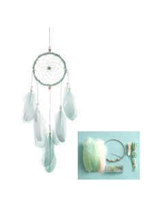 Kit de Atrapasueños DIY FANDOL 11cm Verde - Manualidades Infantiles