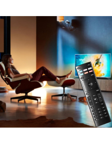 Control Remoto Universal XRT136 Uyibii para Televisores Vizio