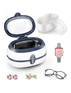 Limpiador Ultrasónico de Joyería Himaly 600ml 40kHz Acero Inoxidable