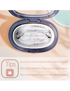 Limpiador Ultrasónico de Joyería Himaly 600ml 40kHz Acero Inoxidable 2