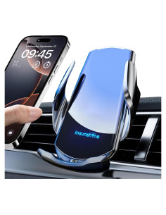 Cargador Inalámbrico para Auto Insunshine 15W con Sensor Automático