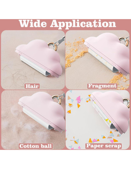 Mini Rodillo Quitapelusas Nokiils Rosa Portátil 150 Hojas