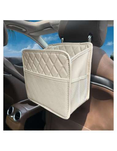Organizador de Asiento de Coche Witaxima Beige 8L Plegable