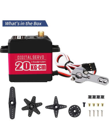 Servo Motor Digital 20KG LewanSoul LD-20MG 180 Impermeable