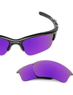 Lentes de Reemplazo Revant para Oakley Half Jacket 2.0 XL OO9154 - Espejados No Polarizados Morado Plasma 2