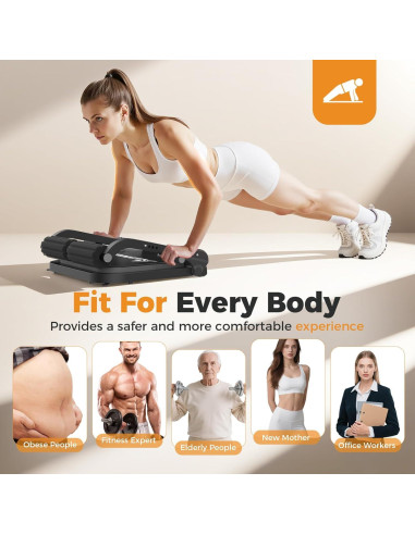Máquina de Abdominales ALLYOUGER Ajustable 3 Niveles Resistencia