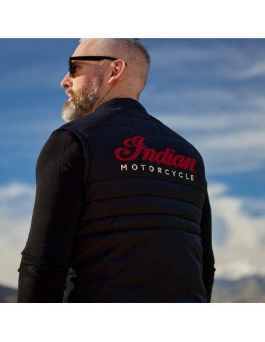 Chaleco Térmico para Hombre Indian Motorcycle 3X Negro