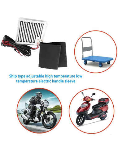 Almohadillas Calefaccionadas para Manillar Unifizz 12V - Ajustables