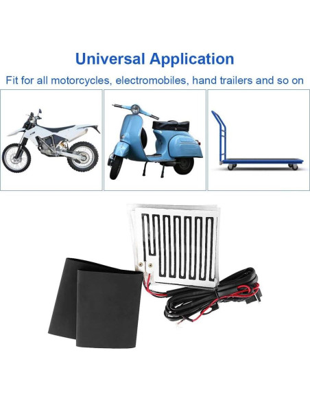 Almohadillas Calefaccionadas para Manillar Unifizz 12V - Ajustables