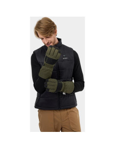 Guantes Shell Unisex ORORO Medianos Verde Oscuro 2