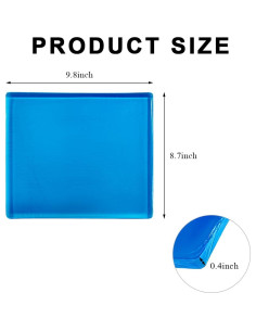 Almohadilla de Gel para Asiento de Motocicleta FSTURIOS Azul 2