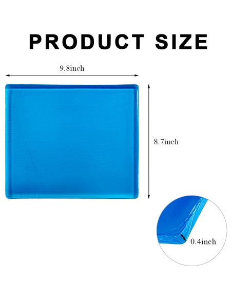 Almohadilla de Gel para Asiento de Motocicleta FSTURIOS Azul