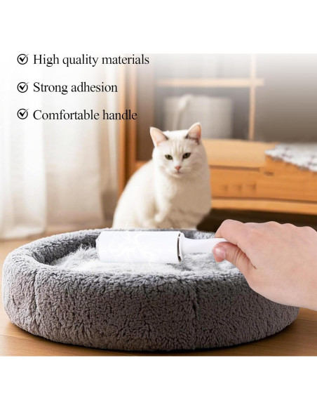 20 Mini Rodillos Quitapelusas Extra Adhesivos Maahongh 3x15.5cm