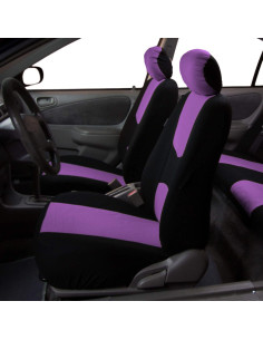 Fundas de Asiento de Coche FH Group Ajuste Universal Púrpura 2