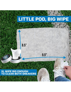 Toallitas de Limpieza Game Face para Zapatillas - 8 Pods 2