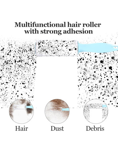 20 Mini Rodillos Quitapelusas Extra Adhesivos Maahongh 3x15.5cm