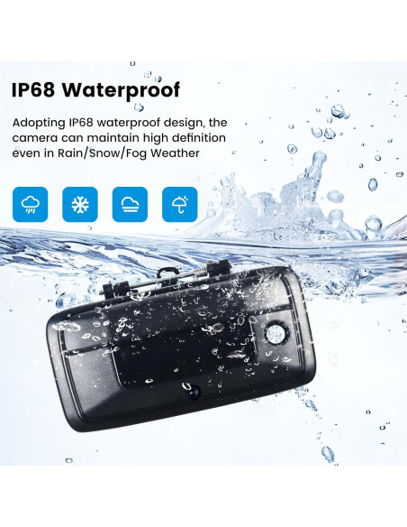 Cámara de Reversa Dasaita 1080P para Chevrolet Silverado 2014-2015