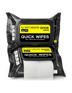Paquete de 120 Toallitas de Limpieza para Zapatos Happyaom