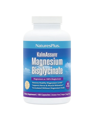 Suplemento de Magnesio KalmAssure NaturesPlus - 180 Cápsulas