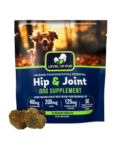 Suplemento Articular LVL Up Pup para Perros Mayores - Glucosamina y Condroitina