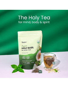 Té Negro de Albahaca Sagrada Teaniru - 30 Bolsitas Orgánicas 2