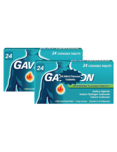 GAV Scon Menta 24 Tabletas Masticables Alivio Acidez Indigestión