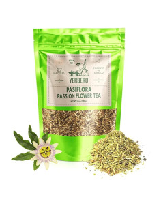 Té Herbal de Pasiflora Yerbero 100g - 100% Natural, Sin OGM
