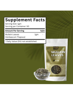 Hojas de Gordolobo Orgánico 50g - Té Herbal Natural Namo 2