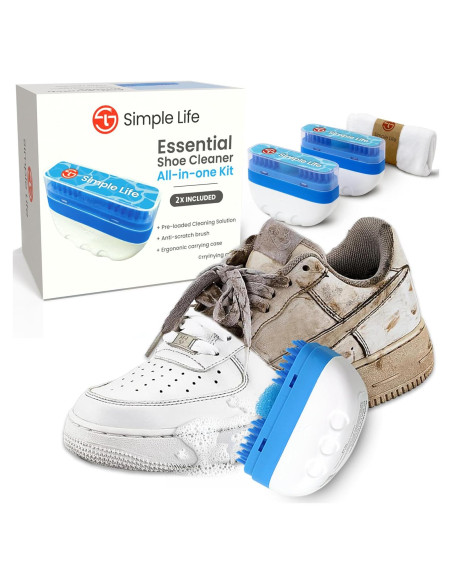 Kit Limpiador de Zapatillas 3 en 1 Simple Life - Viaje
