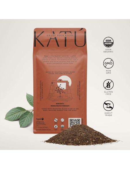 Té de Yerba Mate Orgánico Kojoi Premium 500g - Tostado Lento